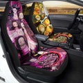 Zenitsu And Nezuko Car Seat Covers Custom Demon Slayer Anime - Gearcarcover - 1