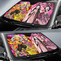 Zenitsu And Nezuko Car Sunshade Custom Demon Slayer Anime Car Accessories - Gearcarcover - 3