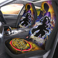 Zenitsu Car Seat Covers Custom Demon Slayer Anime Silhouette Style - Gearcarcover - 2
