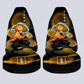 Zenitsu Thunder Breathing Car Seat Covers Custom Anime Demon Slayer Car Accessories - Gearcarcover - 4