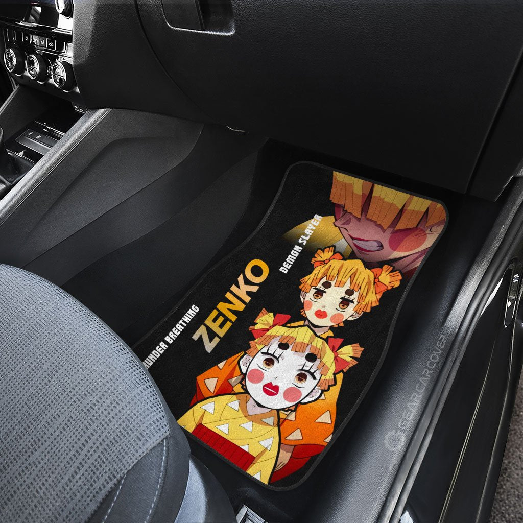 Zenko Car Floor Mats Custom Demon Slayer Anime - Gearcarcover - 4