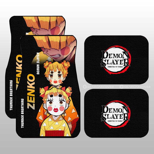 Zenko Car Floor Mats Custom Demon Slayer Anime - Gearcarcover - 1