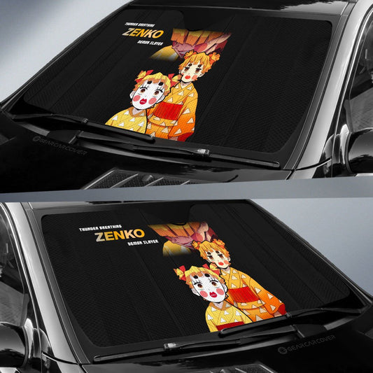 Zenko Car Sunshade Custom Demon Slayer Anime - Gearcarcover - 2