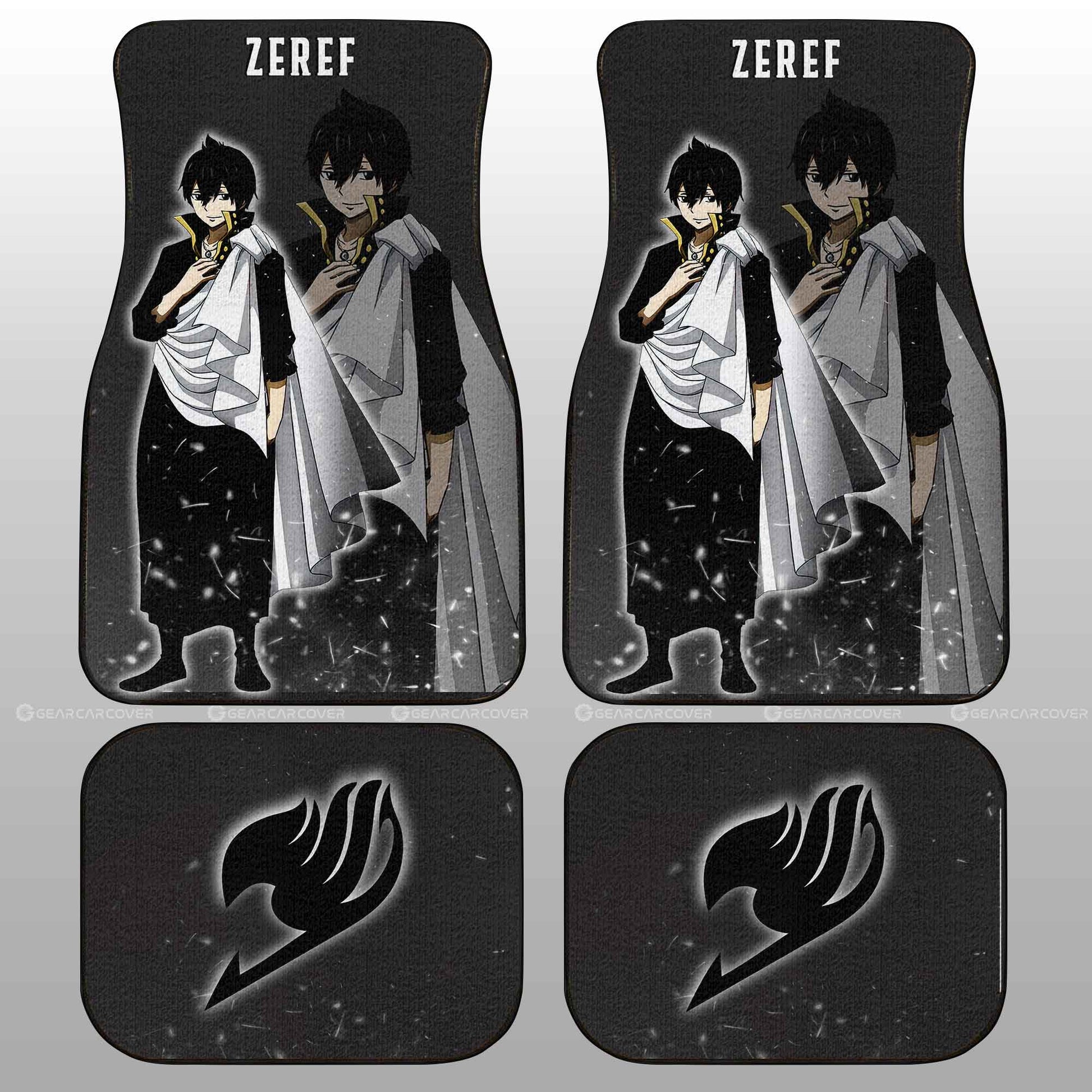 Zeref Car Floor Mats Custom Fairy Tail Anime - Gearcarcover - 2