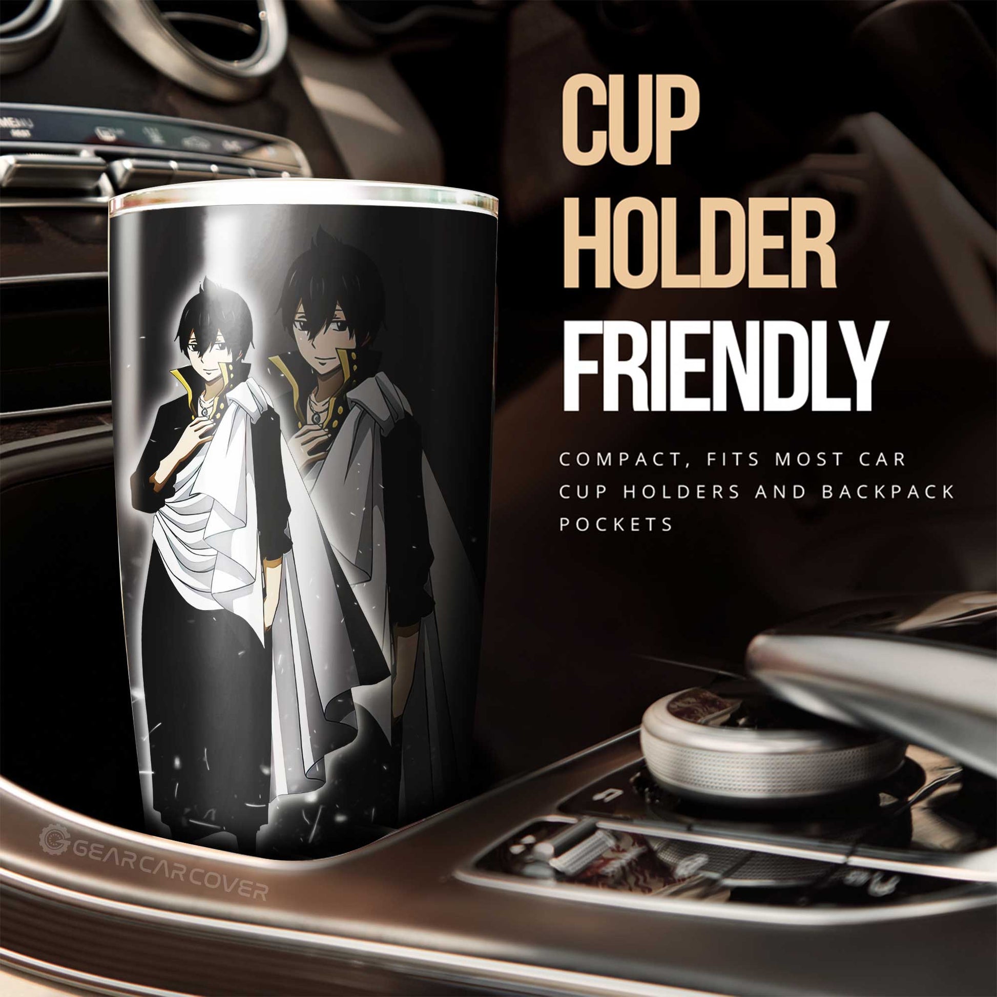 Zeref Tumbler Cup Custom Fairy Tail Anime - Gearcarcover - 2