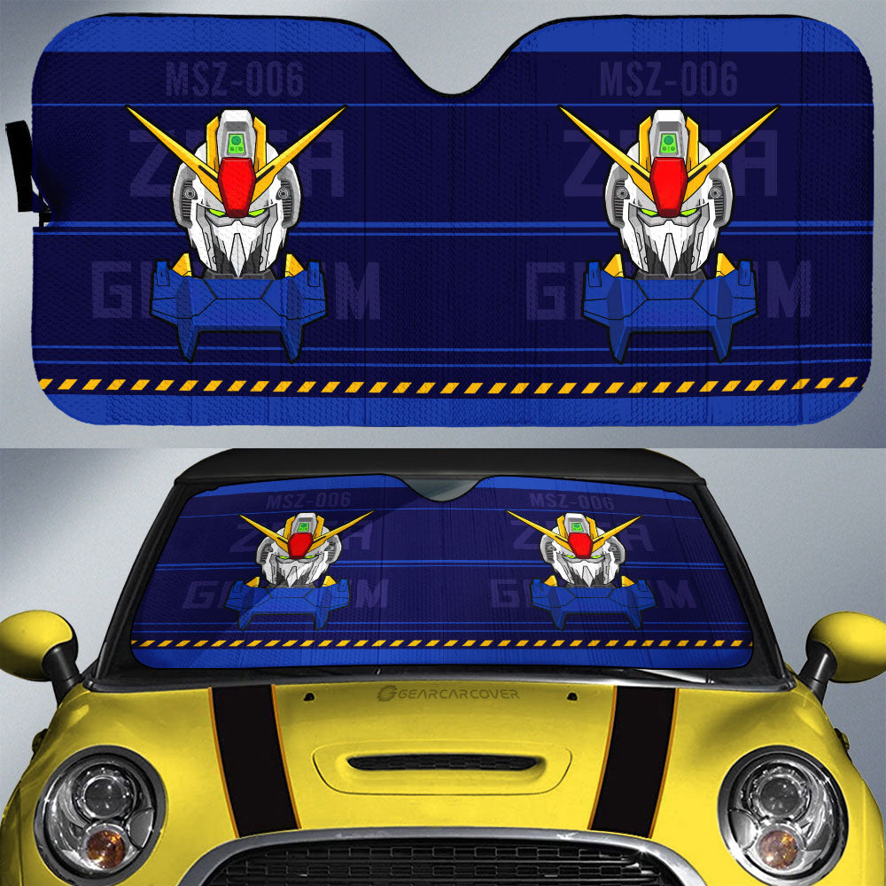 Zeta Gundam Car Sunshade Custom Gundam Anime Car Interior Accessories - Gearcarcover - 1