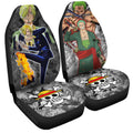 Zoro And Sanji Car Seat Covers Custom One Piece Anime Car Accessories - Gearcarcover - 3