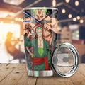 Zoro And Sanji Tumbler Cup Custom One Piece Anime Car Accessories - Gearcarcover - 2