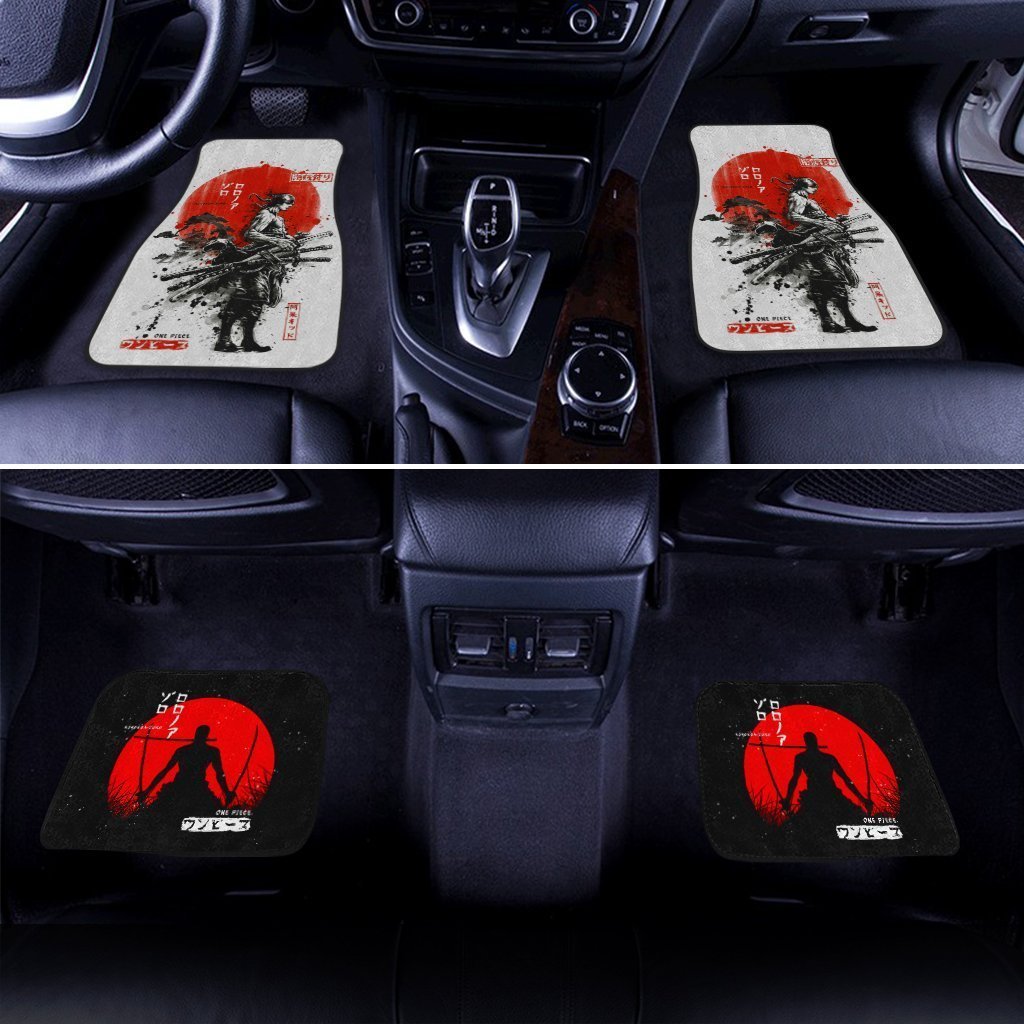Zoro Car Floor Mats Samurai Warriors Custom One Piece Anime Car Accessories - Gearcarcover - 4