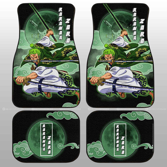 Zoro Wano Car Floor Mats Custom Anime One Piece Car Accessories For Anime Fans - Gearcarcover - 2