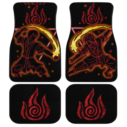 Zuko Car Floor Mats Custom Avatar: The Last Airbender Anime - Gearcarcover - 1